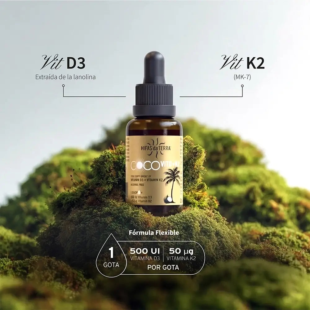 CocoVit D + K2 : Vitamins D3 and K2
