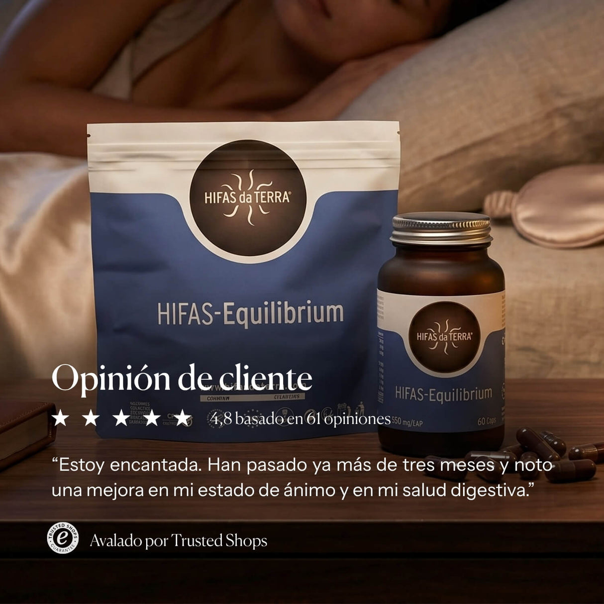HIFAS-Equilibrium (Reishi, Lion’s Mane, Cordyceps) capsules