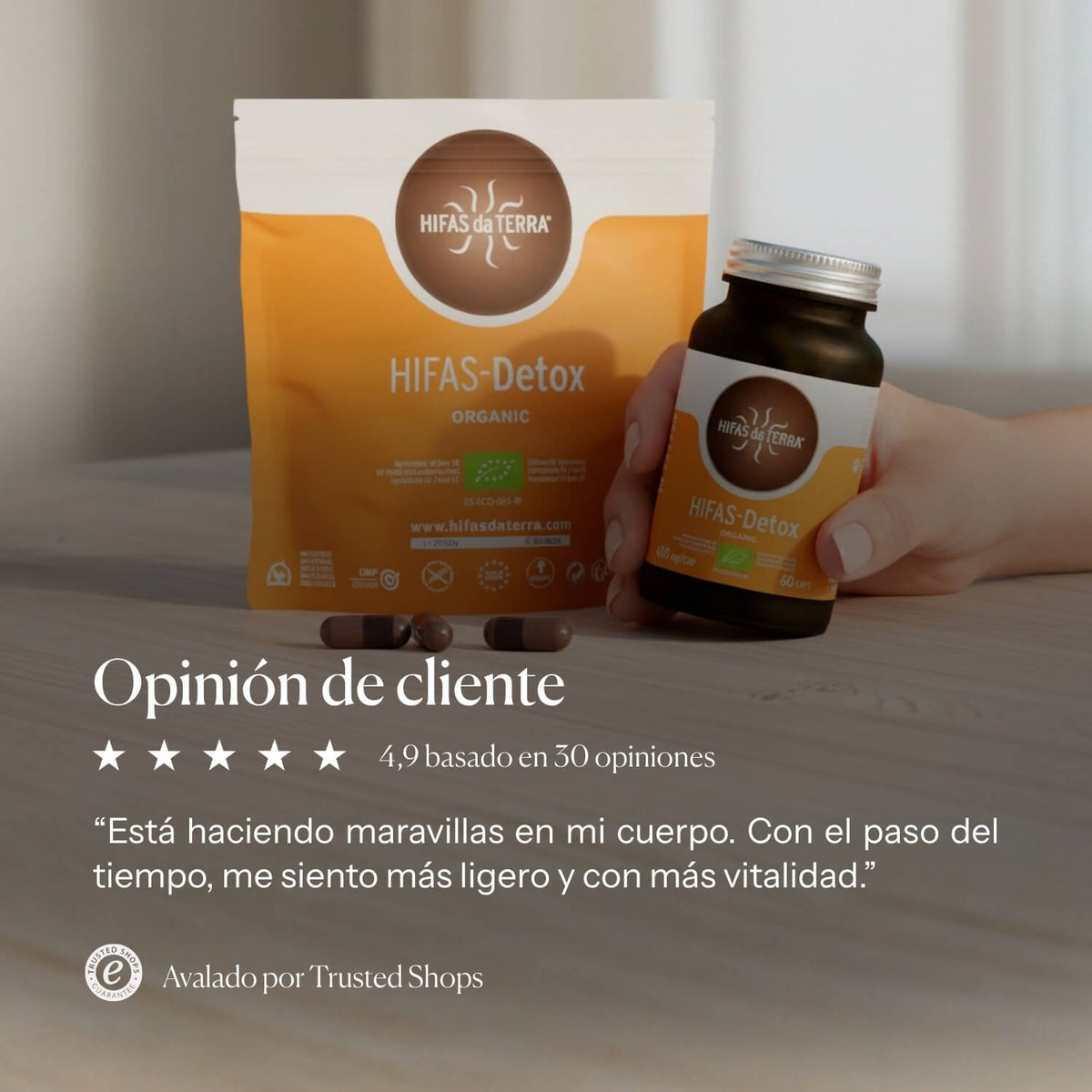 Nährwertangaben zu Hifas-Detox | Hifas da Terra