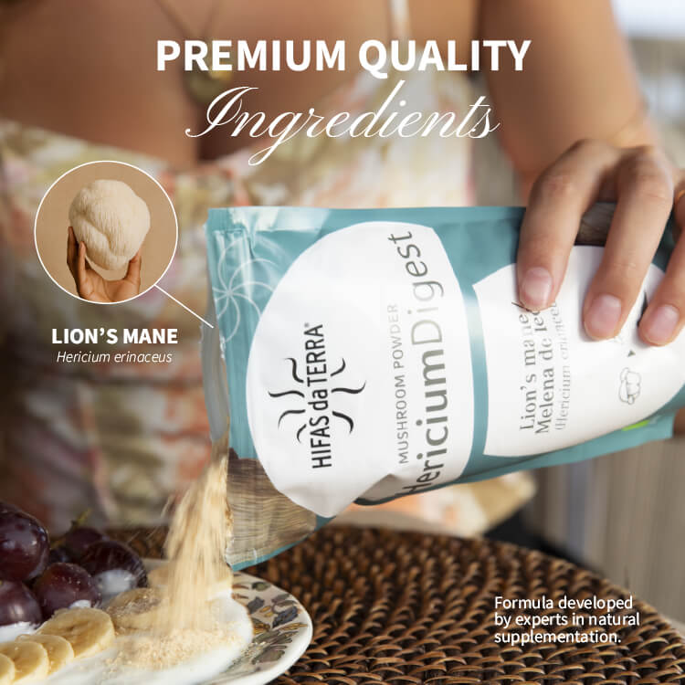Hericium Digest - reines Bio-Löwenmähne-Pulver