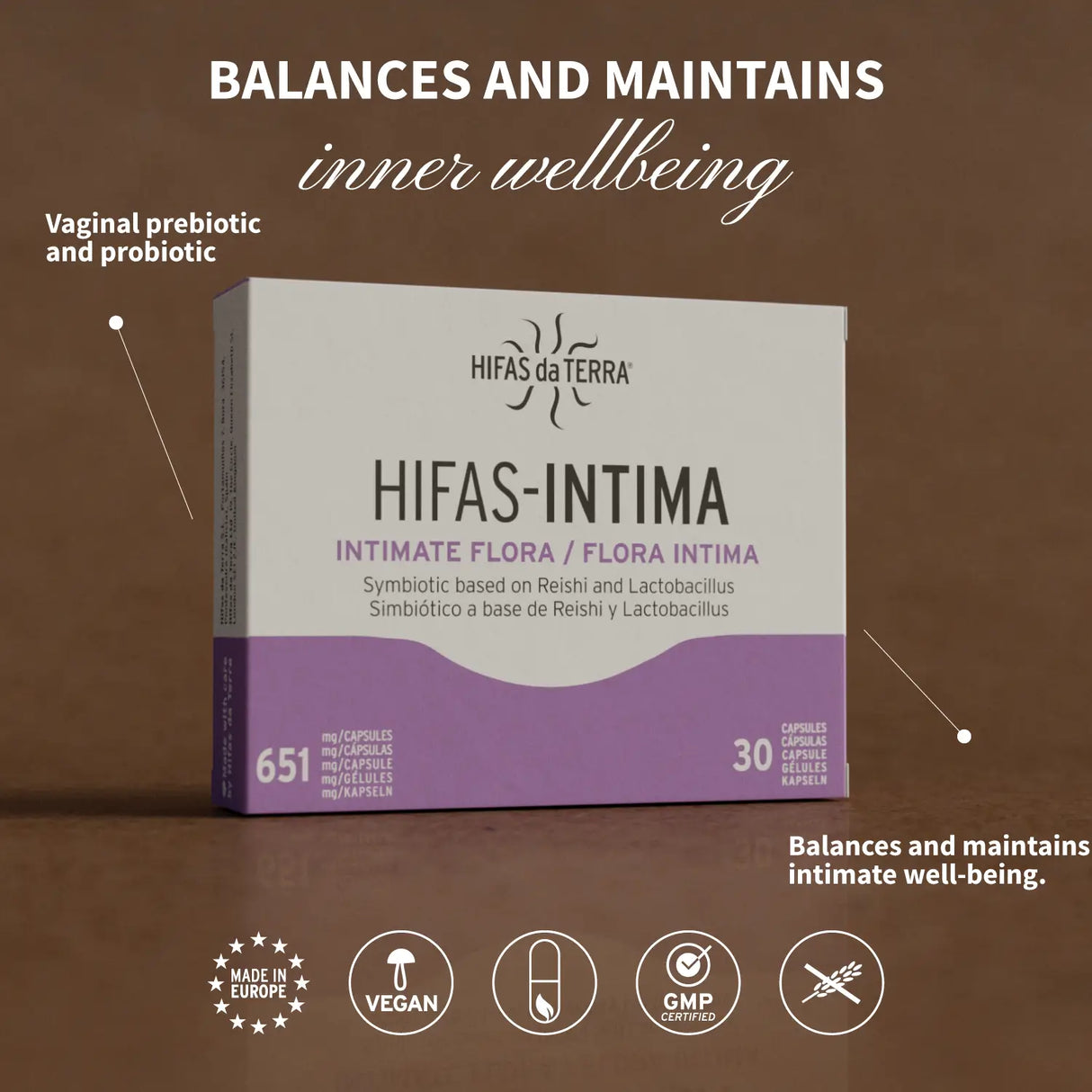 Hifas-Intima - Prébiotiques et probiotiques vaginaux
