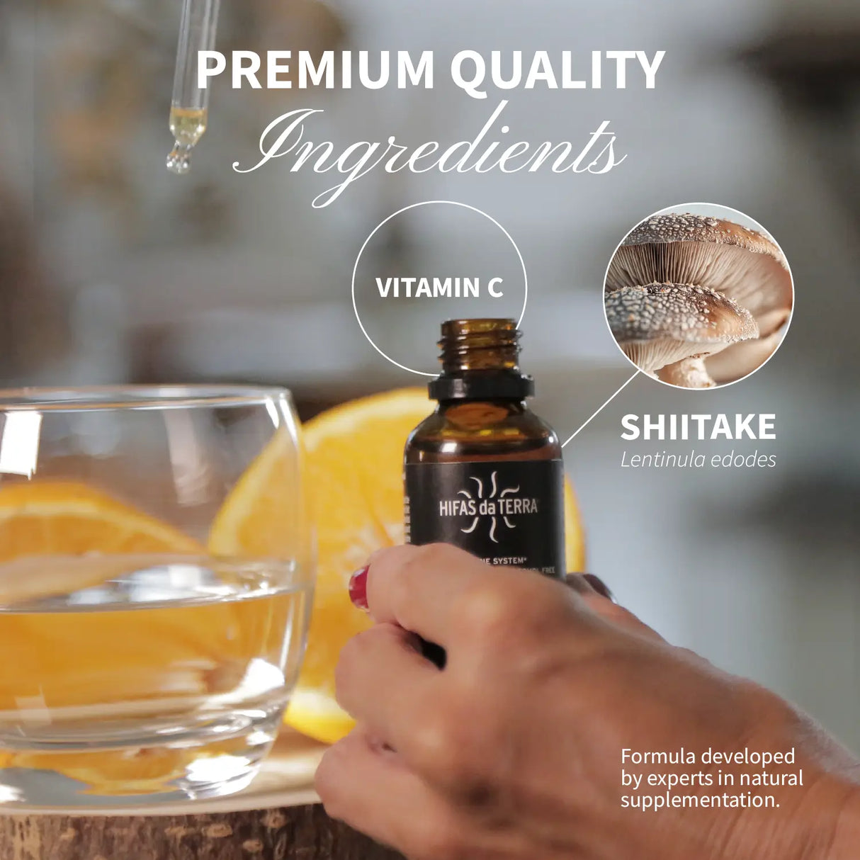 Hifas-Lentinan - Extrait de Shiitake (lentizumib) en gouttes