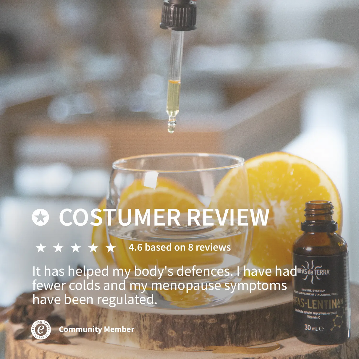 Hifas-Lentinan - Extrait de Shiitake (lentizumib) en gouttes