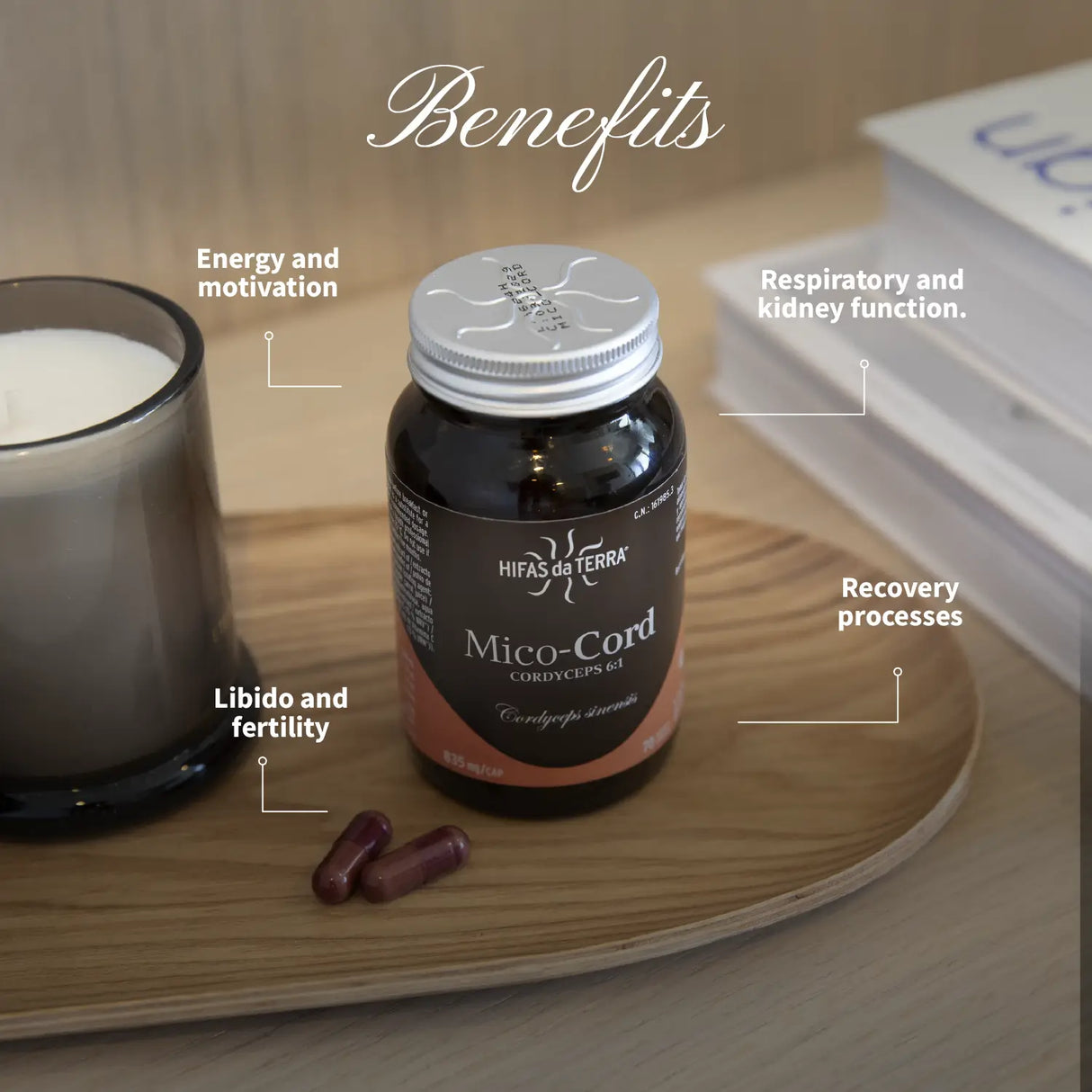 Mico-Cord - 100% Reine Bio-Cordyceps-Kapseln