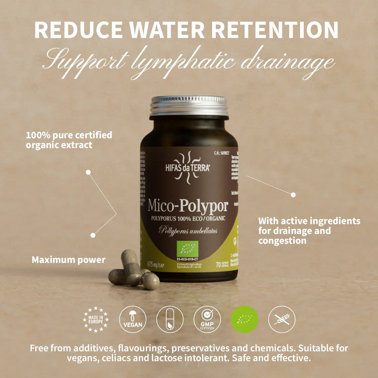 Mico-Polypor - Extrait pur & bio de Polyporus