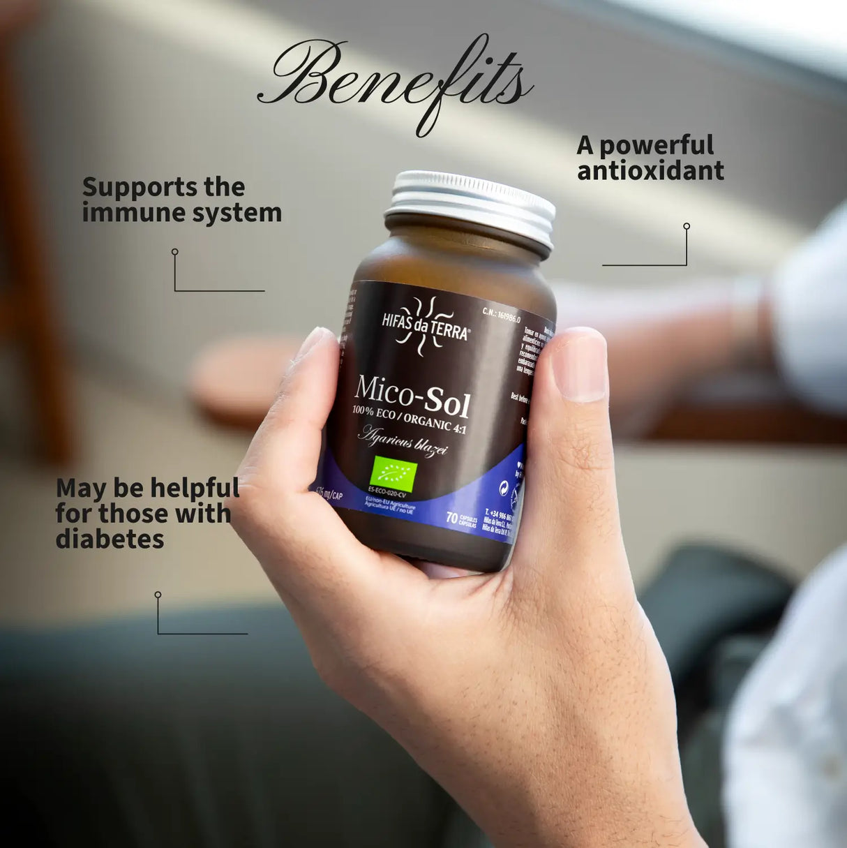 Mico-Sol - Extrait de Champignon du Soleil