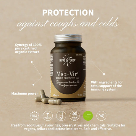 Mico-Vir+ - Extraits Purs de Reishi et Cordyceps