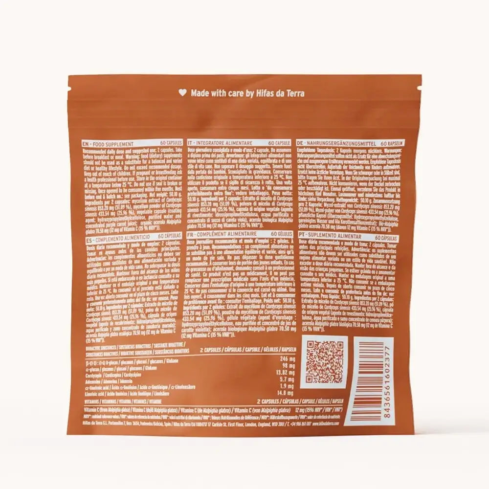 Mico-Cord - 100% Reine Bio-Cordyceps-Kapseln