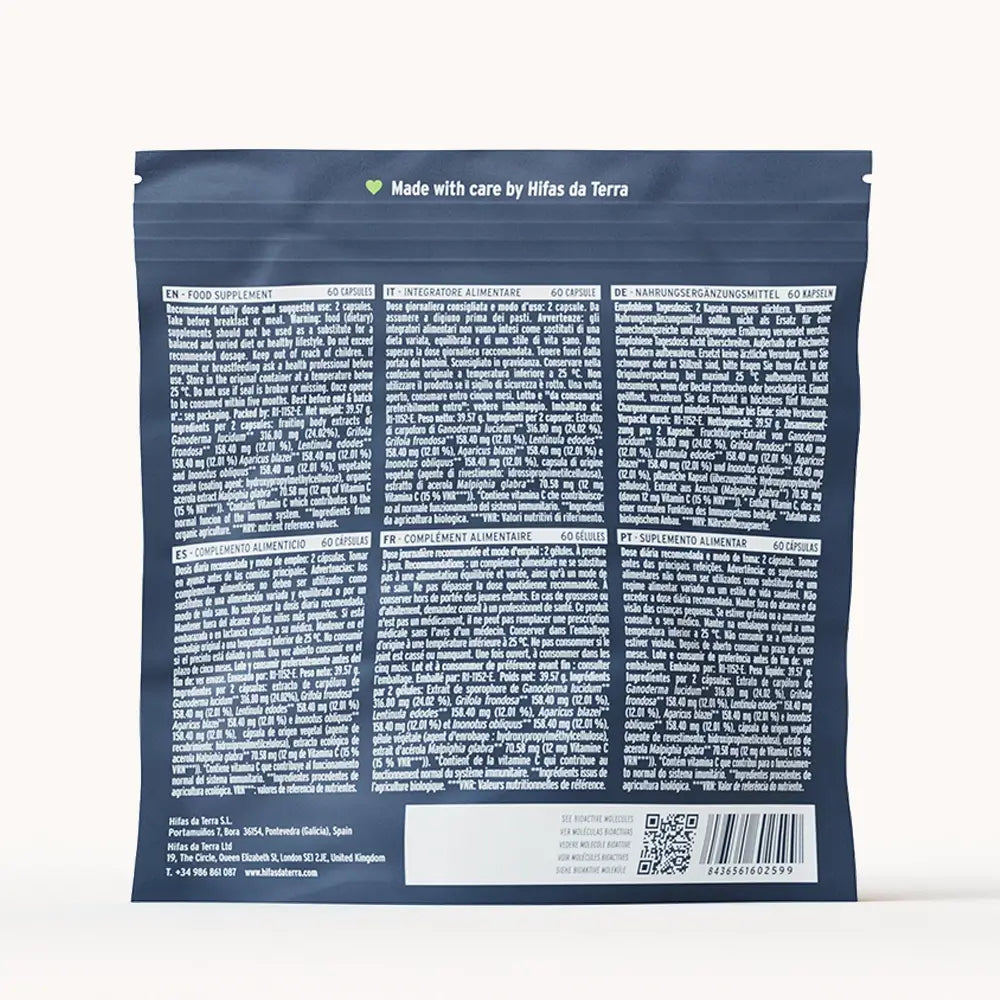 Mico-Five  - Extraits purs de Reishi, Shiitake, Maitake, Champignon du Soleil et Chaga