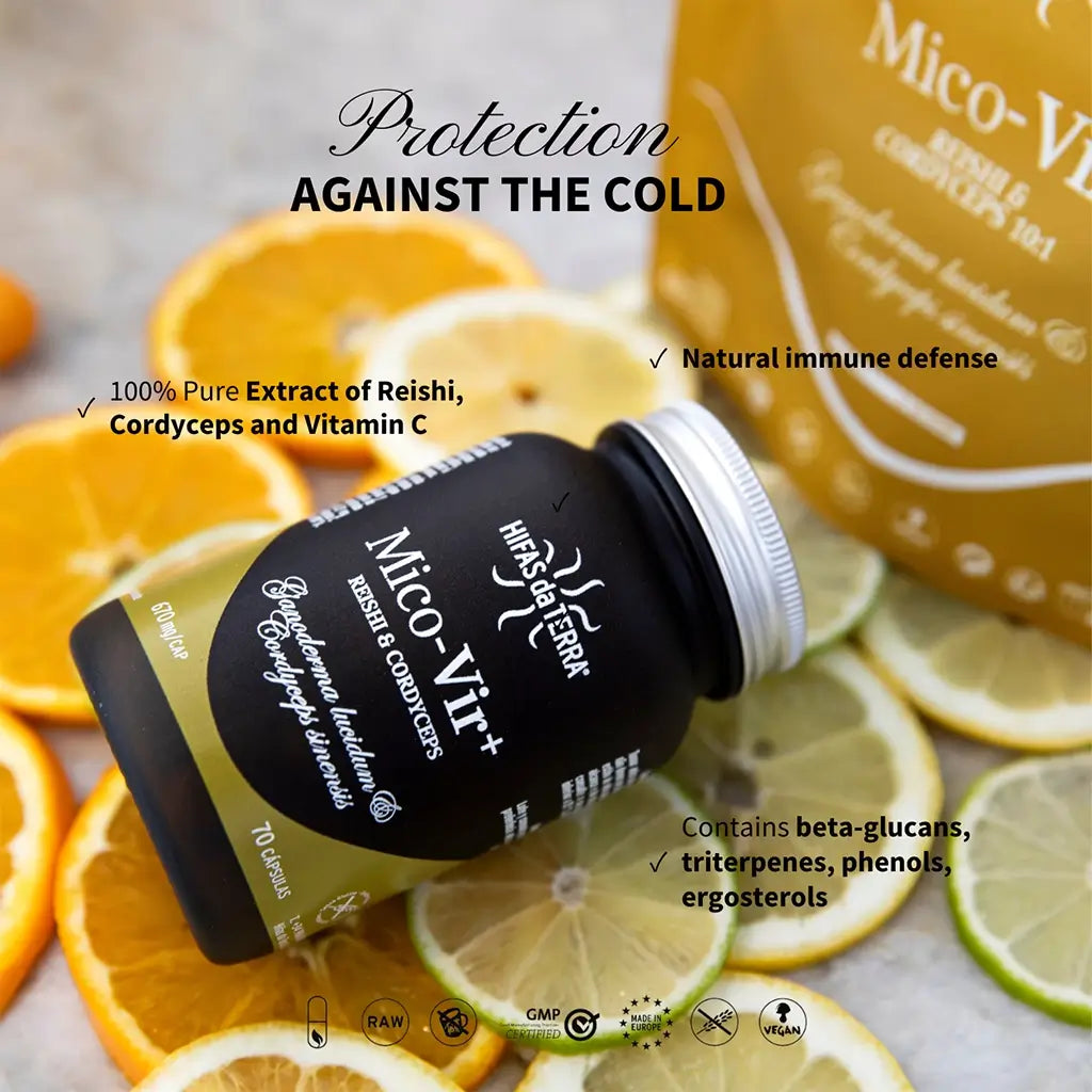 Mico-Vir+ - Extraits Purs de Reishi et Cordyceps