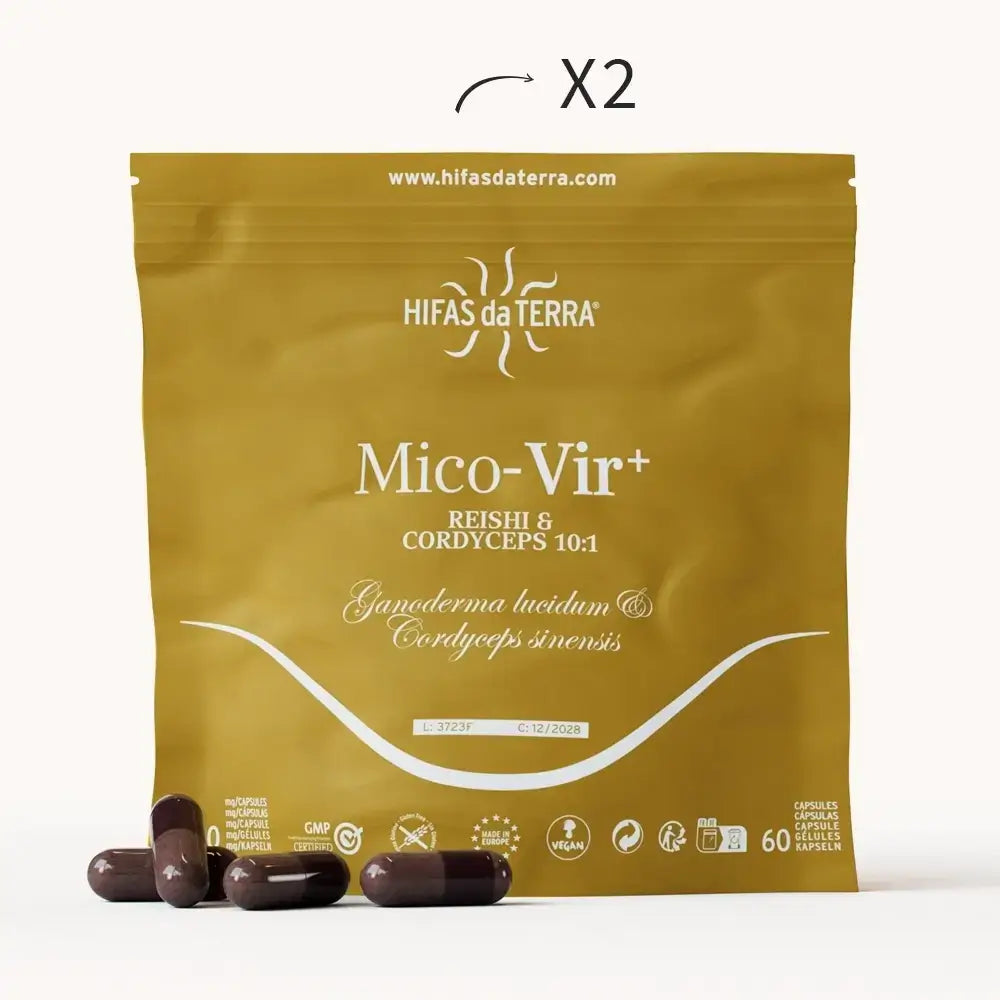 Mico-Vir+ - Extraits Purs de Reishi et Cordyceps