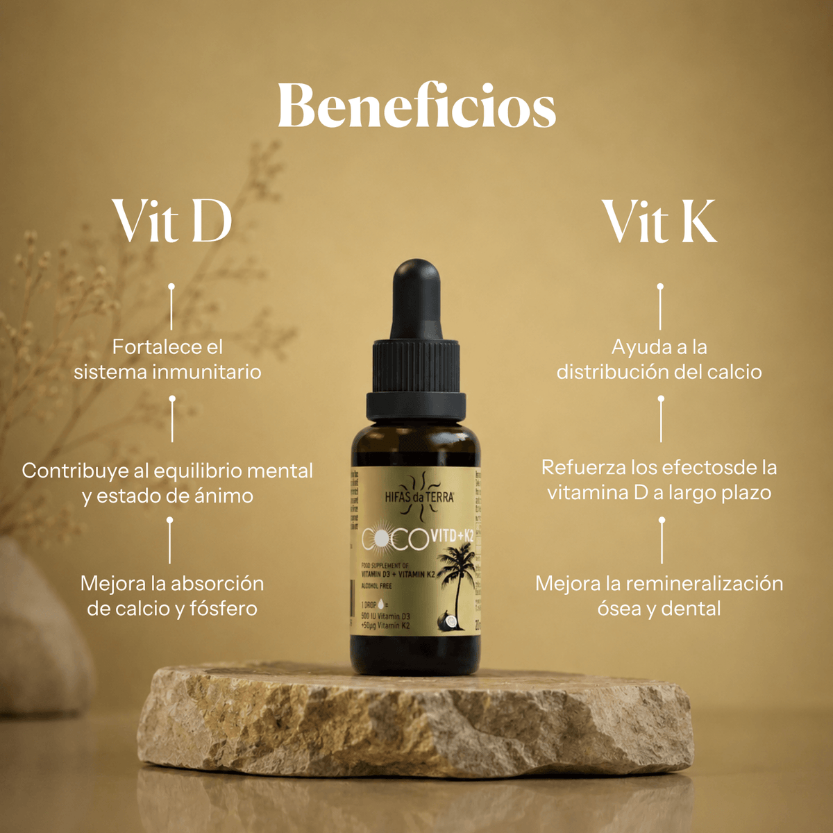 CocoVit D + K2 : Vitamins D3 and K2