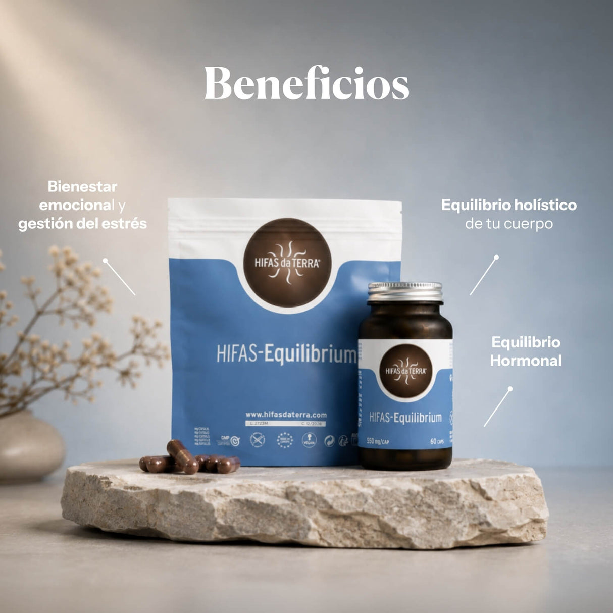 HIFAS-Equilibrium (Reishi, Lion’s Mane, Cordyceps) capsules