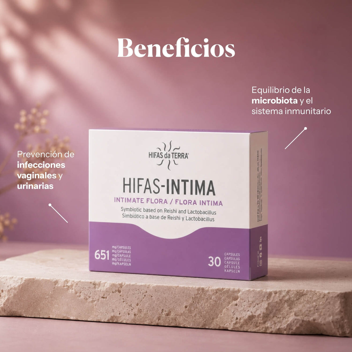 Hifas-Intima - Prébiotiques et probiotiques vaginaux 