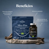 Mico-Five  - Extraits purs de Reishi, Shiitake, Maitake, Champignon du Soleil et Chaga