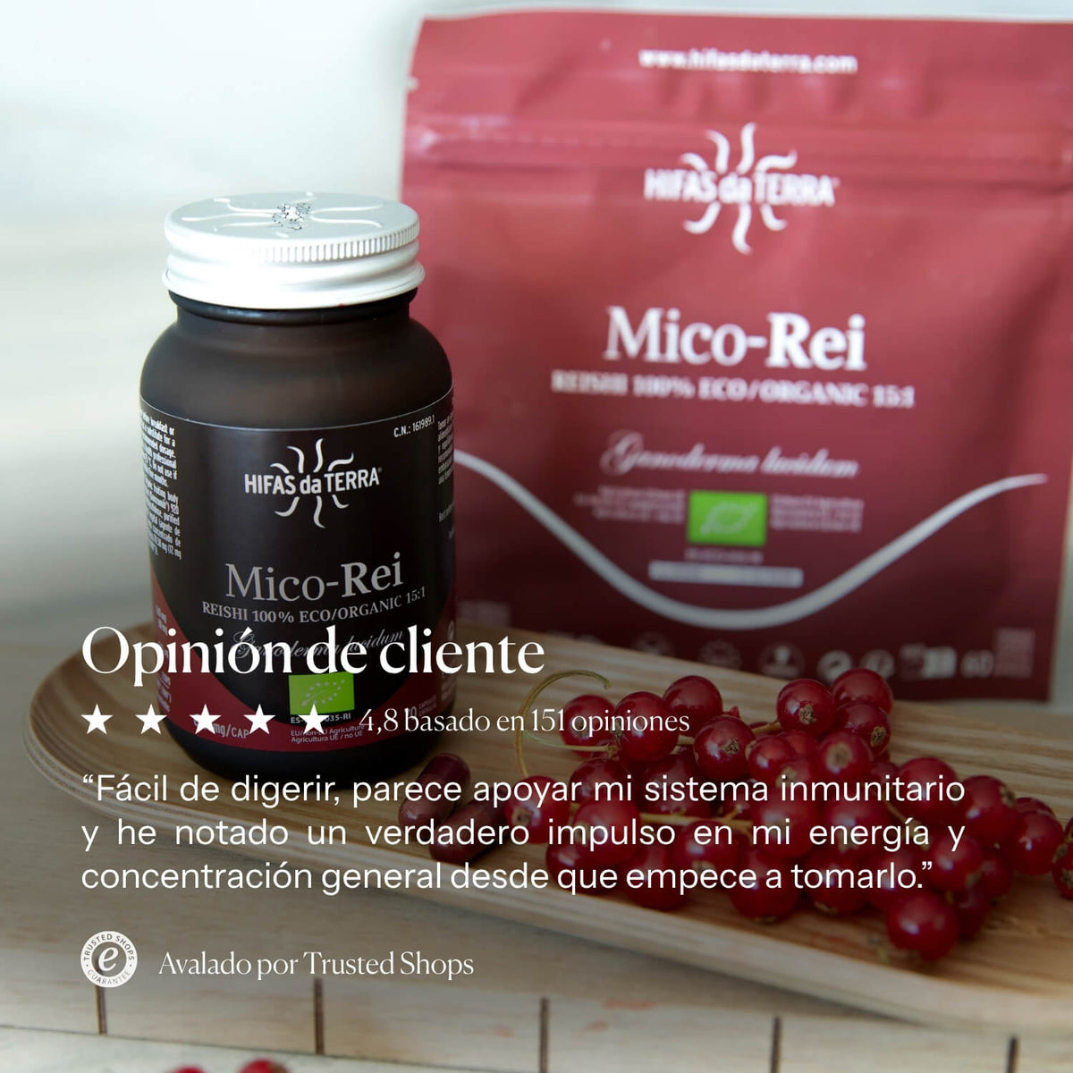 Mico-Rei - Extrait pur & bio de Reishi