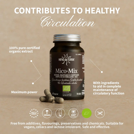 Mico-Mix - Extraits purs de Reishi, Shiitake et Maitake