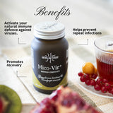 Mico-Vir+ - Extraits Purs de Reishi et Cordyceps