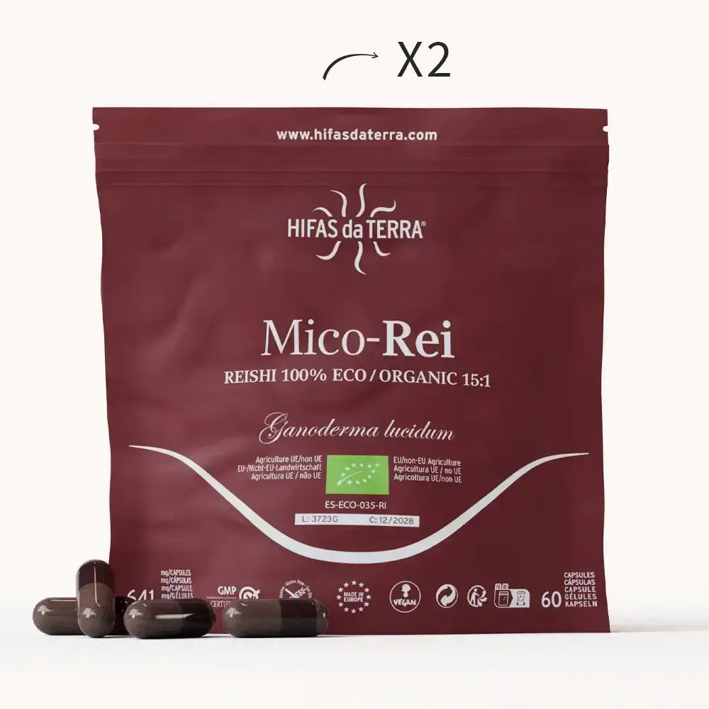 Mico-Rei - 100% Bio-Reishi-Kapseln