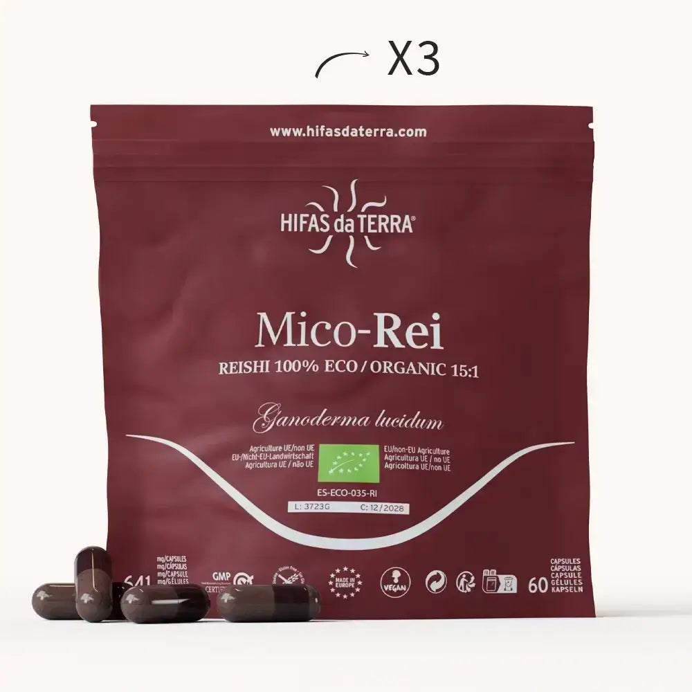 Mico-Rei - 100% Bio-Reishi-Kapseln
