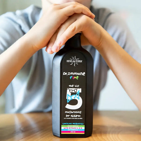 Syrup Dr. Immune Five for defenses with prebiotics and vitamins D and C